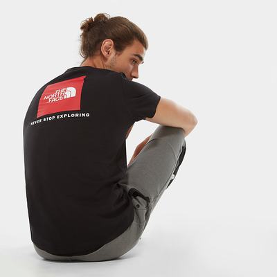 Tricko The North Face Redbox Panske Čierne | QEU-589614