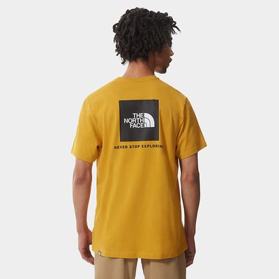 Tricko The North Face Redbox Panske Žlté | SCU-502694