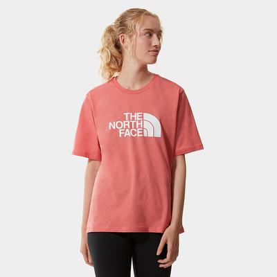 Tricko The North Face Relaxed Easy Damske Ruzove | RUV-236071