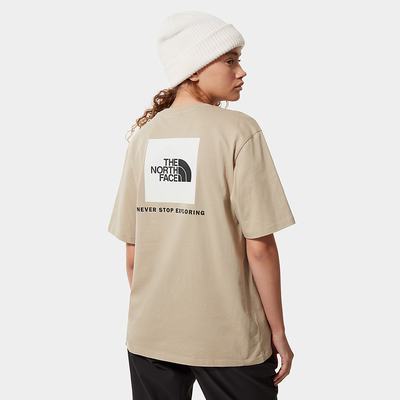 Tricko The North Face Relaxed Redbox Damske Biele | NZA-682017
