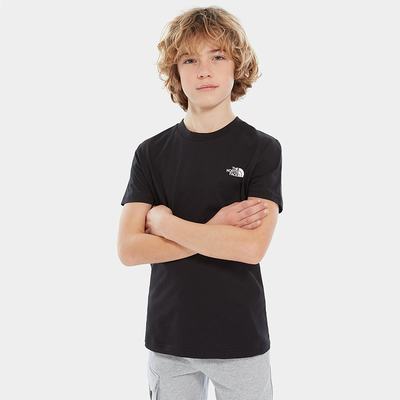 Tricko The North Face SIMPLE DOME Chlapcenske Čierne Biele | HTY-852790