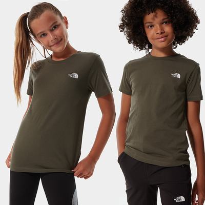 Tricko The North Face SIMPLE DOME Dievcenske Zelene | CIW-280574