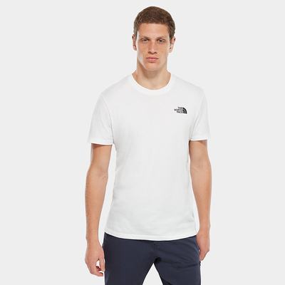 Tricko The North Face SIMPLE DOME Panske Biele | XMW-726491