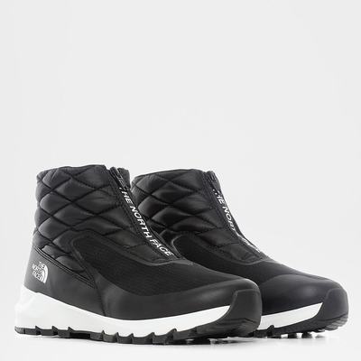 Zimne Topanky The North Face THERMOBALL™ Progressive Zip-Up Damske Čierne Biele | AIQ-897246