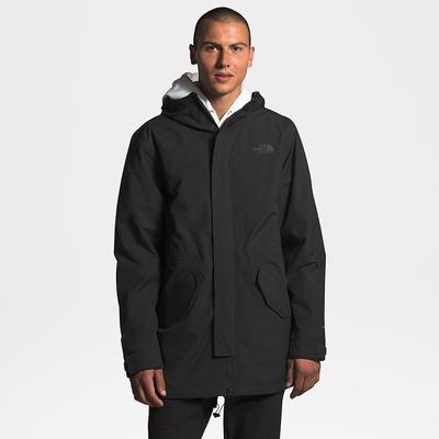 Ľahké Bundy The North Face City Breeze Rain Panske Čierne | MXT-293718
