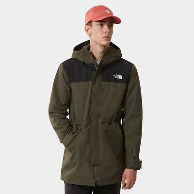Ľahké Bundy The North Face City Breeze Rain Panske Zelene Čierne | UPO-629471