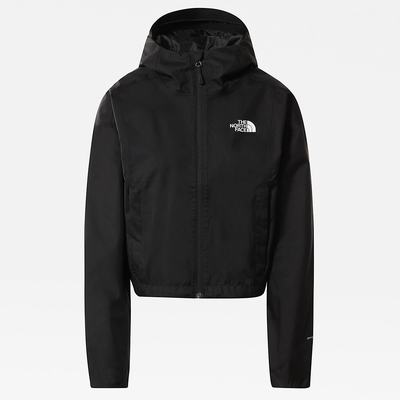 Ľahké Bundy The North Face Cropped Quest Damske Čierne | IZL-173280