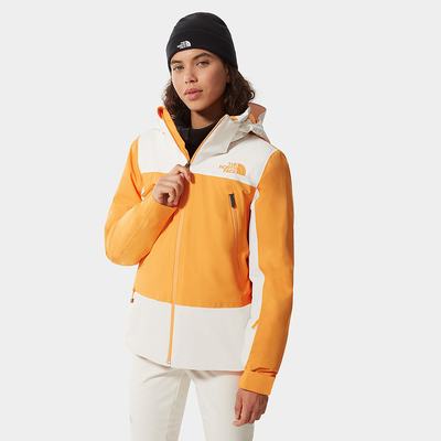 Ľahké Bundy The North Face Lenado Damske Oranžové Biele | QHT-864021